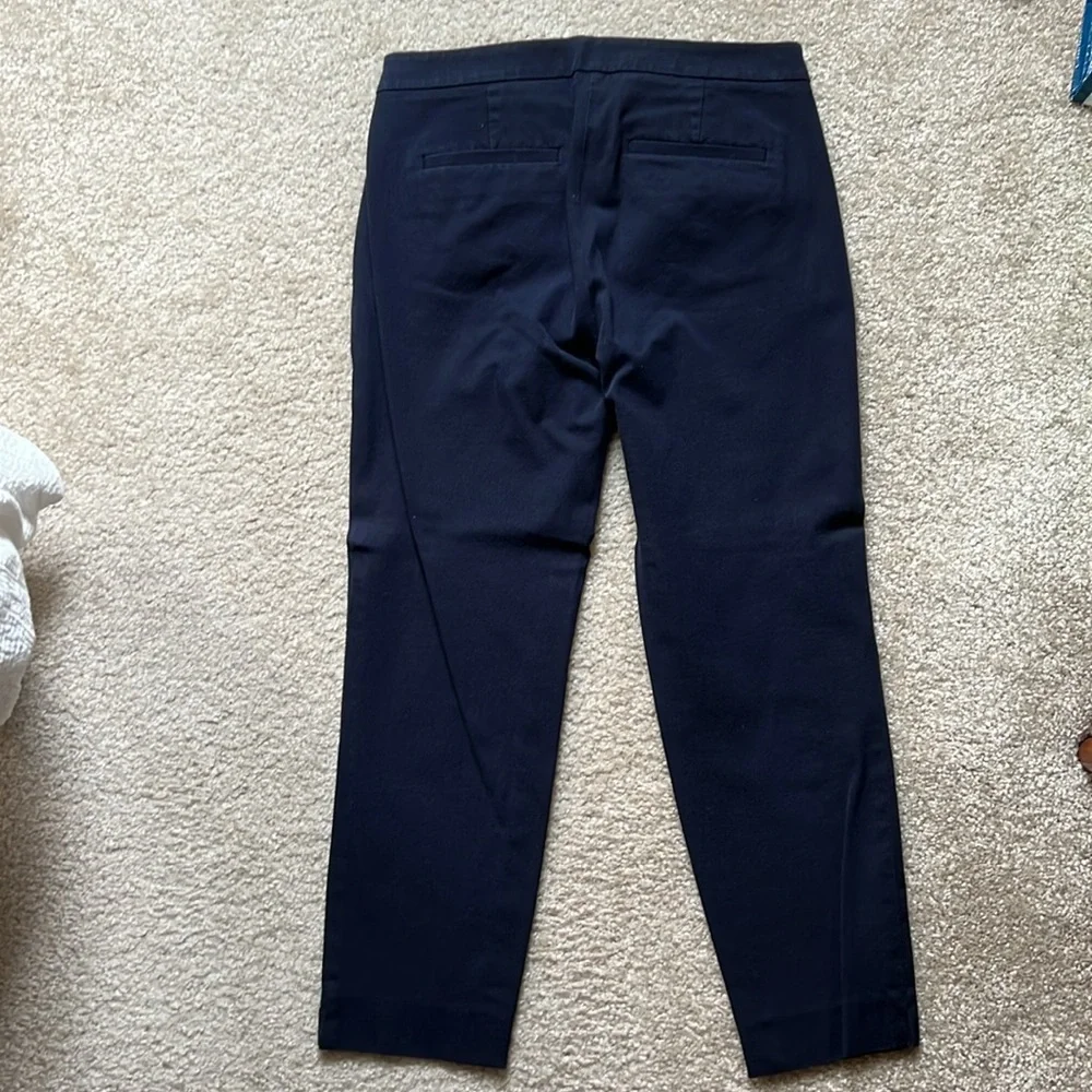 J. Crew Martie Navy Ankle Pants